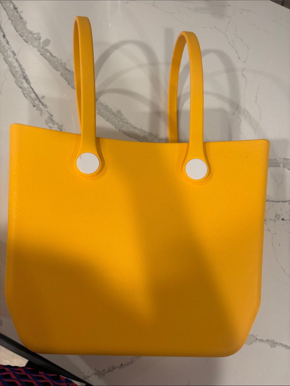 Yellow Everyday Tote Bag 15 by 12 - Picture 3 of 6